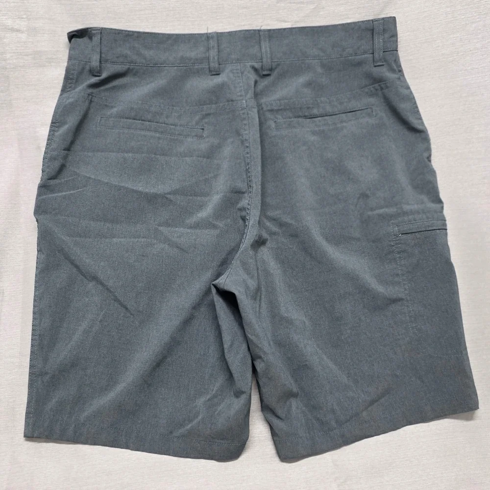 Panama Jack Mens Hybrid Performance‎ Shorts Charcoal Gray Heather Size 36 Tech